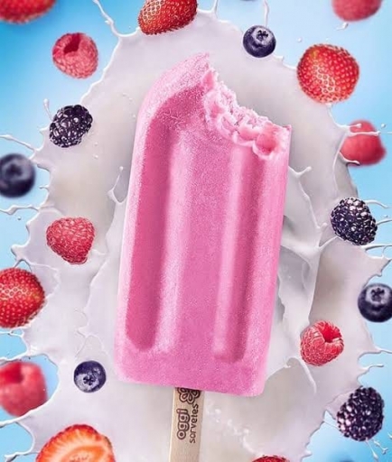 Picolé Delícia Frutas Vermelhas