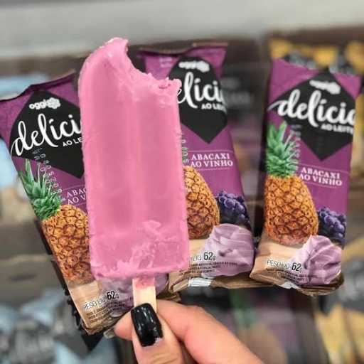 Picolé Delícia Abacaxi Ao Vinho