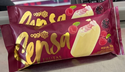 Picolé Sensa Frutas Vermelhas