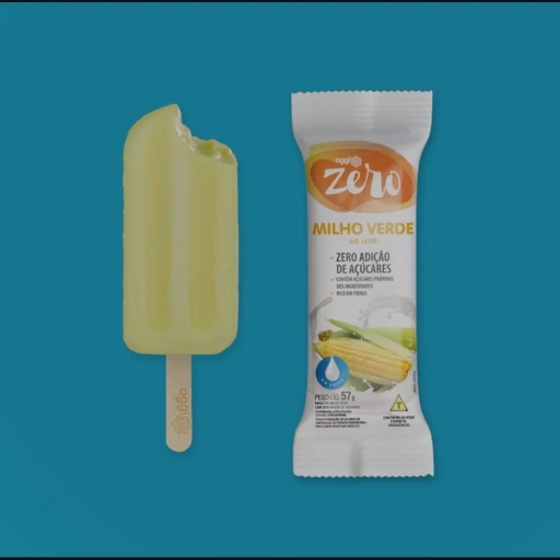 Picolé Zero Milho Verde
