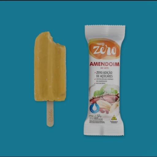 Picolé Zero Amendoim