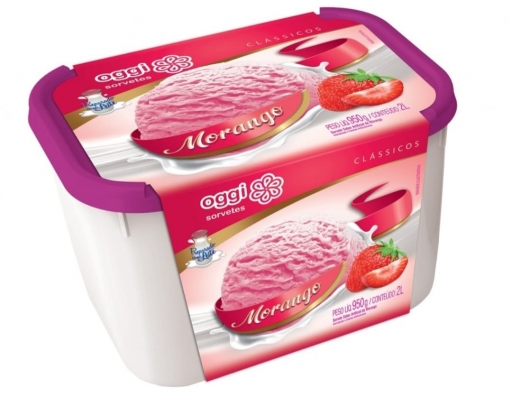 Sorvete Tradicional Morango 2L