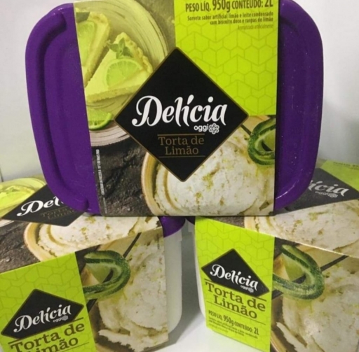 Sorvete Delícia Torta de Limão 2L