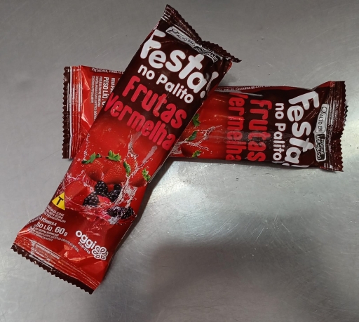 Picolé Festa Frutas Vermelhas