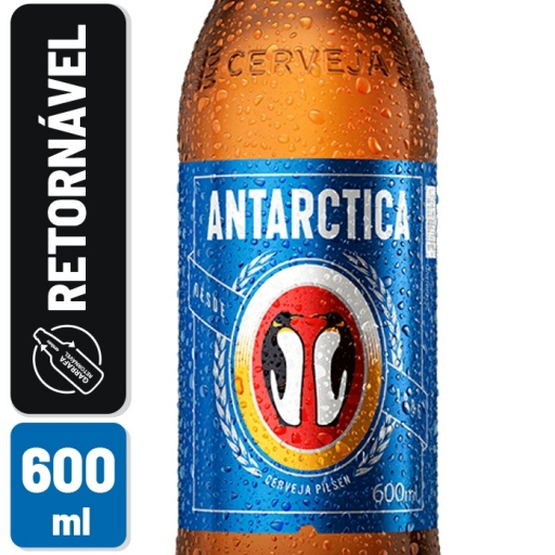 Cerveja Antártica 600 ML Vidro (Retornavel)