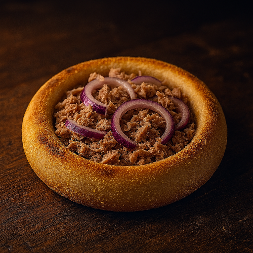 Esfiha Atum Com Cebola Roxa