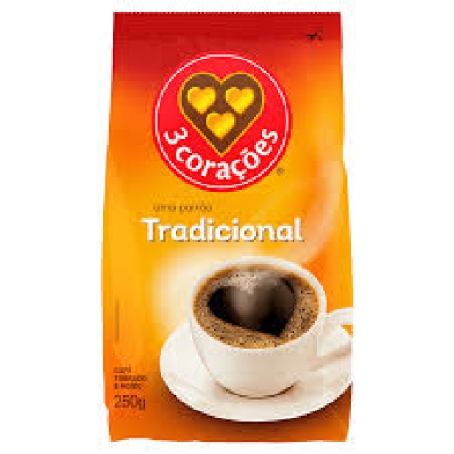 Cefé Tradicional 250 Gr 3 Corações