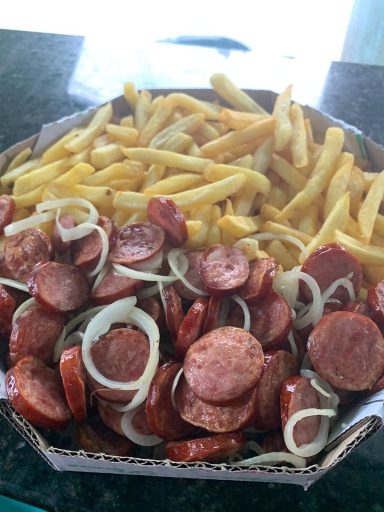 Batata C/ Calabresa