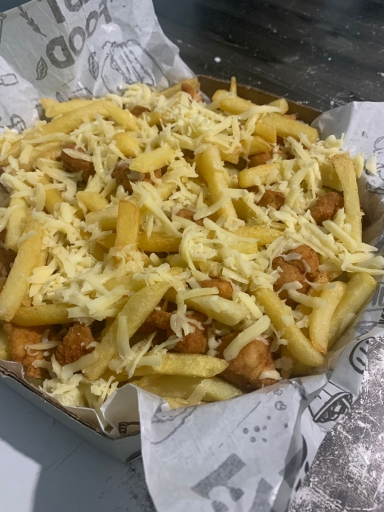 Batata C/ Frango A Milanesa