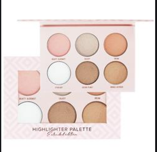 Paleta Ruby Rose Brilhante Po/blush/ilum