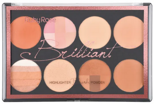 Paleta Ruby Rose Ilum/facial Rf.hb-1517D