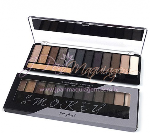 Kit Sombra Ruby Rose 12 Cores +1 Primer Hb9910