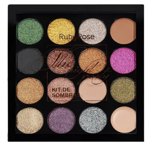 Kit Sombra Ruby Rose 15 Cores Hb-1019