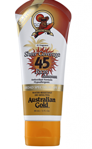 Sheer Coverage Australian Golds Pf45 88M