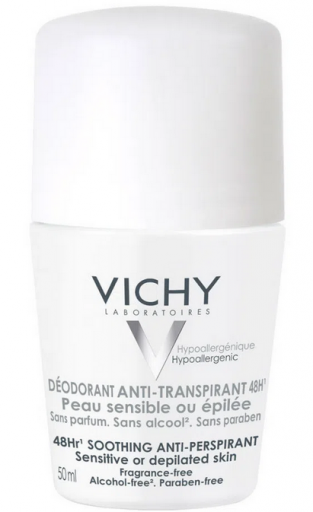 Des.vichy Roll-On 48H Pele Sensivel 50ML