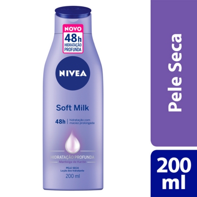 Hidratante Nivea Soft Milk Pele Seca 200ML