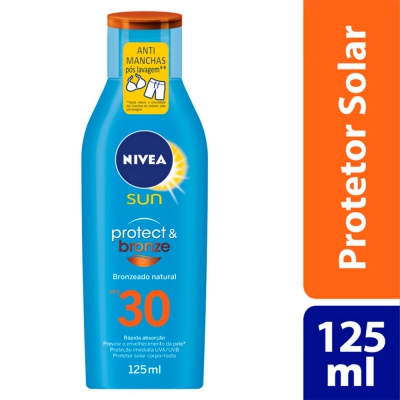 Protetor Solar Nivea Sun Fps30 Protect e Bronze 125ML