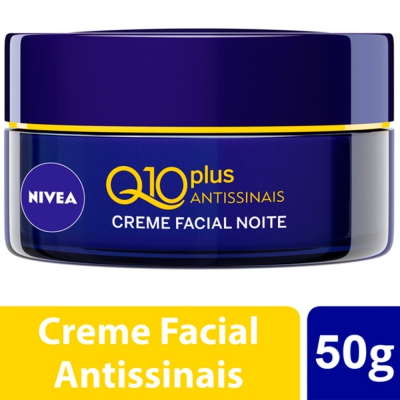 Creme Facial Nivea Antissinais Q10 Noite Power Plus 50G
