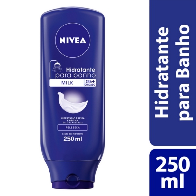 Hidratante Nivea Para Banho Milk Pele Seca 250ML