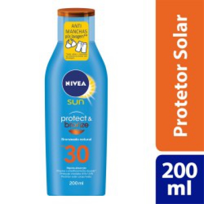 Protetor Solar Nivea Sun Fps30 Protect e Bronze 200ML