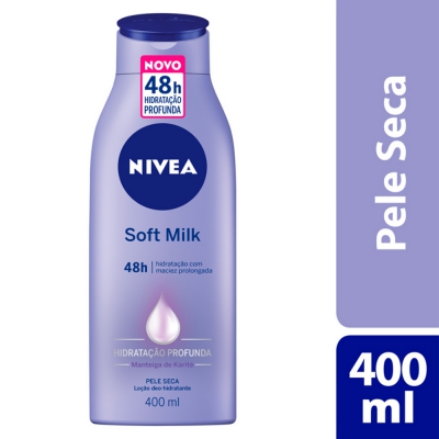 Hidratante Nivea Soft Milk Pele Seca 400ML