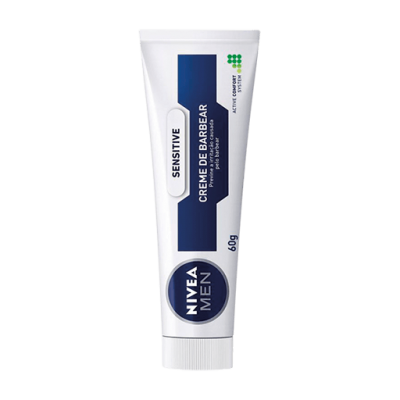 Creme de Barbear Nivea For Men 2Em1 Sensitive 65G