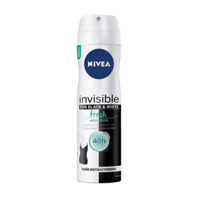 Desodorante Nivea F Aero Black/white Invisible Fresh Erva
