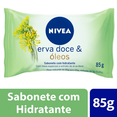 Sabonete Nivea Erva Doce e Óleos 85G