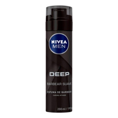 Espuma de Barbear Nivea Deep Black 200ML