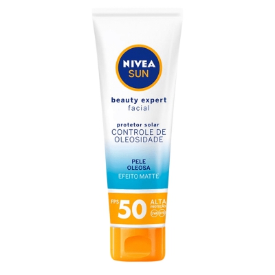 Protetor Solar Nivea Sun F Fps60 Beauty Expert Oleosa 50G