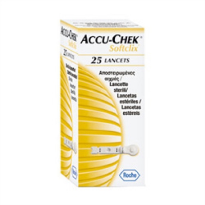 Accu-Chek Softclix 25 Agulhas