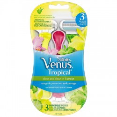 Aparelho Depilatório Gillette Venus Tropical 3Un