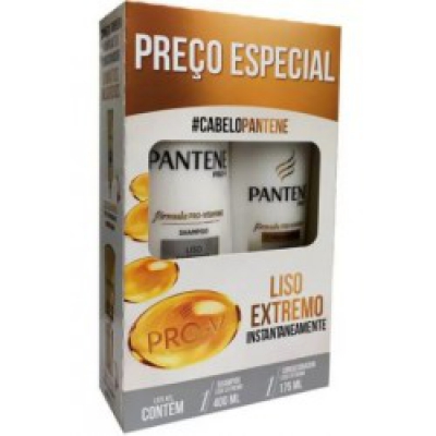 Shampoo+Condicionador Pantene Liso Extremo 175+175ML