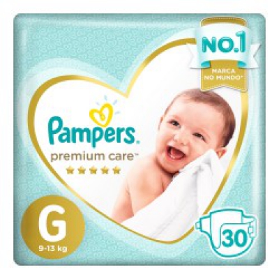 Fralda Pampers Premium Care Mega G 30Un