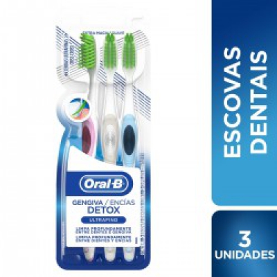 Escova Dental Oral B Detox Ultrafino 3Un