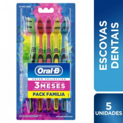Escova Dental Oral B Indicator Plus 40 Color 5Un