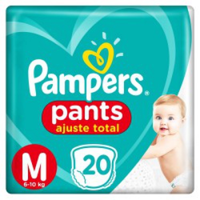 Fralda Pampers Pants Confort Sec Pacotão M 20Un