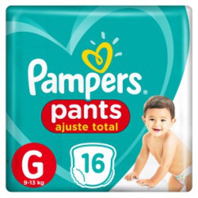 Fralda Pampers Pants Confort Sec Pacotão G 16Un