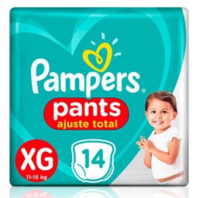 Fralda Pampers Pants Confort Sec Pacotão Xg 14Un