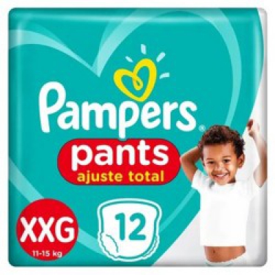 Fralda Pampers Pants Confort Sec Pacotão Xxg 12Un