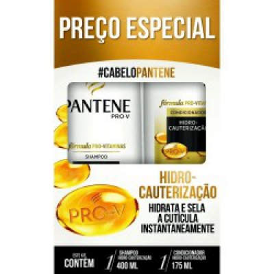 Shampoo+Condicionador Pantene Hidrocauterização 350+175ML