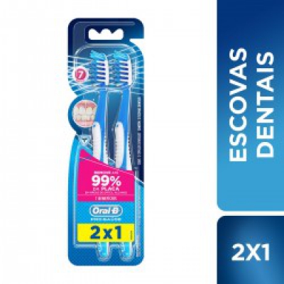 Escova Dental Oral B Pro Saúde 40 7B Leve 2 Pague 1Un