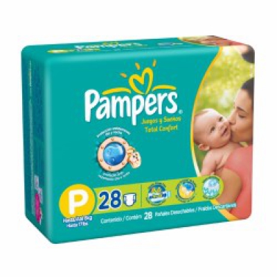 Fralda Pampers Confort Sec Pacotão P 28Un
