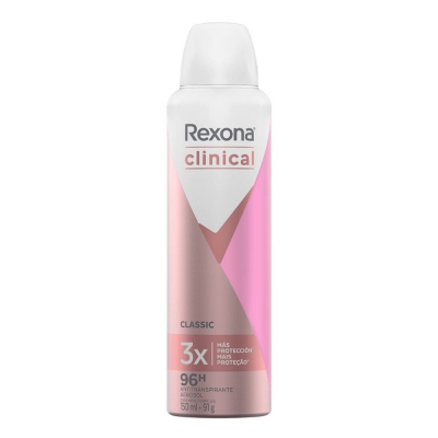 Desodorante Rexona F Aero Clinical Clássico 150ML