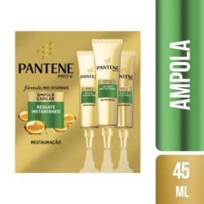 Ampola Capilar Pantene Restauração Gold 3X15ML