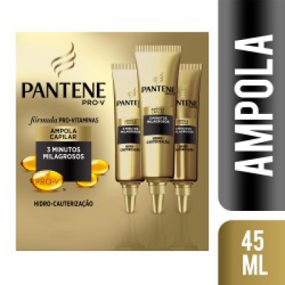 Ampola Capilar Pantene Hidratação Poderosa 3X15ML
