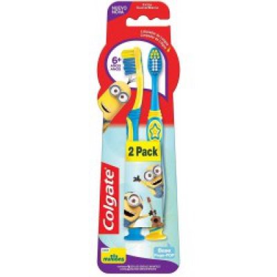 Escova Dental Colgate Smiles Minions 6+ 2Un