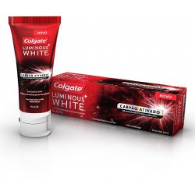 Creme Dental Colgate Luminous White Carvão Ativado 70G
