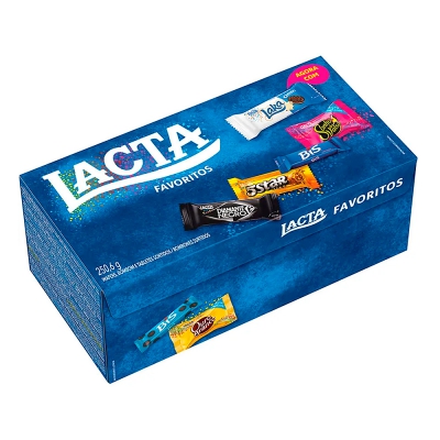 Caixa de Bombom Lacta Favoritos 250,6G
