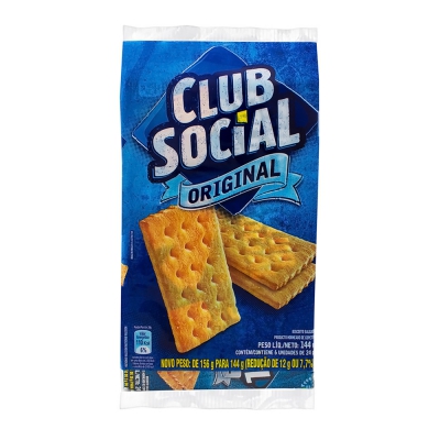 Biscoito Club Social Original 144G